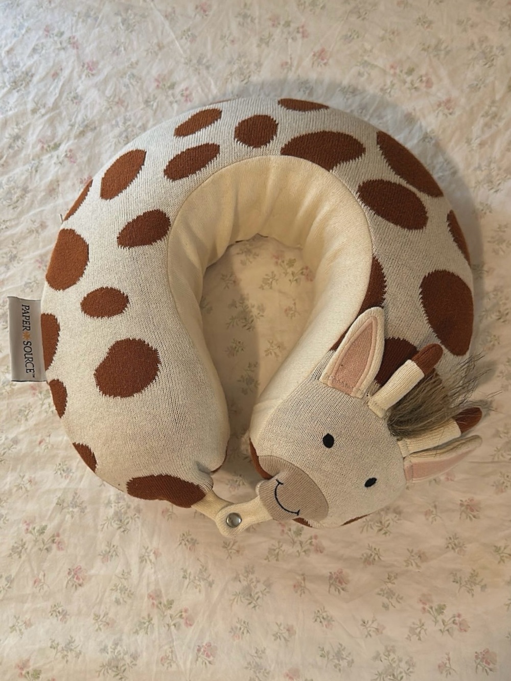 Retired Paper Source Giraffe Neck Pillow